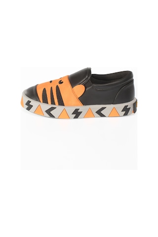 Leopar Erkek Çocuk Ortopedik Sneakers Turuncu