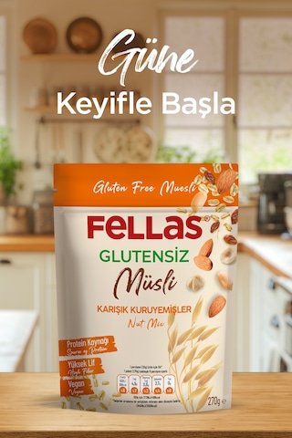 Fellas Kırmızı Meyveli 270g + Karışık Kuruyemişli 270g