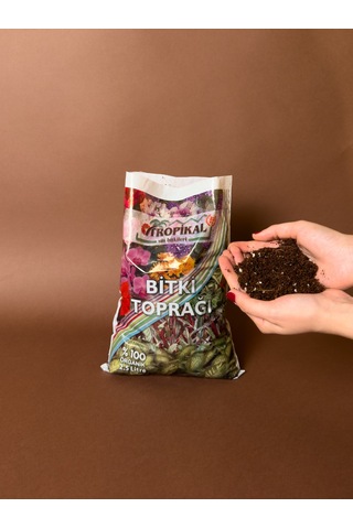 Bitki Toprağı 2,5 Litre %100 Organik İç Ve Dış Mekan Saksı Toprağı 2,5 LİTRE