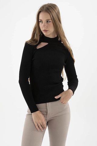 Fashion Friends Kadın Kazak Siyah 23k0167k1 24ke21000001 E2105 Siyah