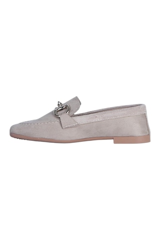 Ayakcenter Alya 01 Vizon Süet Kadın Babet Vizyon