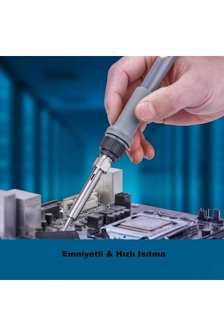 Fastbuy Dailytech 60w Ayarlanabilir Elektrikli Havya Kiti Full Lehim Seti