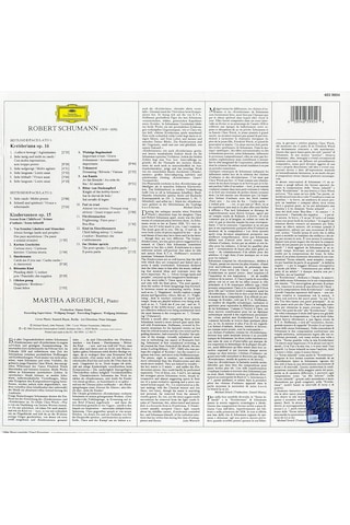 Martha Argerich - Schumann: Kinder. Op.15 & Kreis. Op.16 / Plak