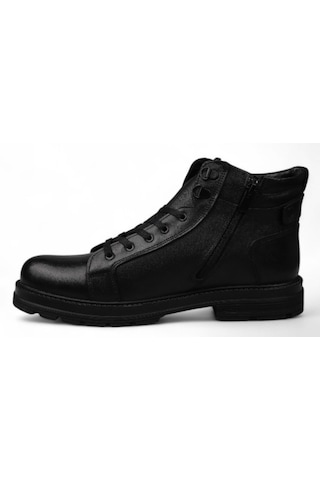 Pierre Cardin 90425 Erkek Siyah Fermuarlı Kışlık Bot