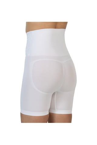 Emay Önü Dantelli Yüksek Bel Boxer Korse 2091 Beyaz