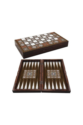 Star Tavla Masif Sedef Tavla Büyük 1020128