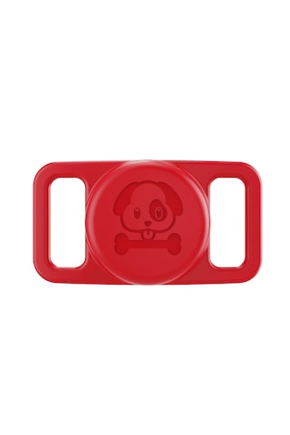 Buff Tagsafe Dogcol Taşınabilir Anahtarlık Apple Uyumlu AirTag Kılıf Red