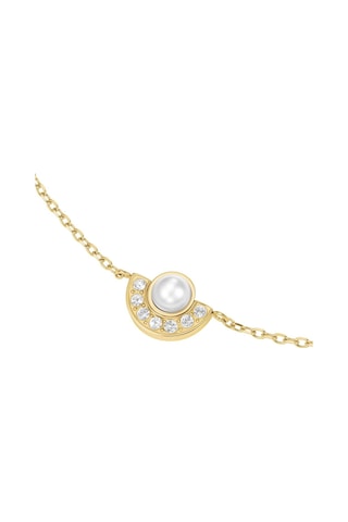 Rosefield Jbpcg.j1295 Altın Renk Modern İnci Daire Çelik Bileklik