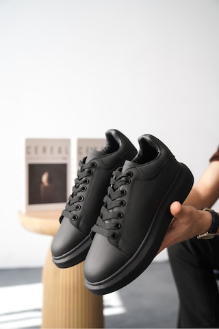 Daxors D0125 Günlük Ortopedik Erkek Sneaker Spor Ayakkabı Siyah