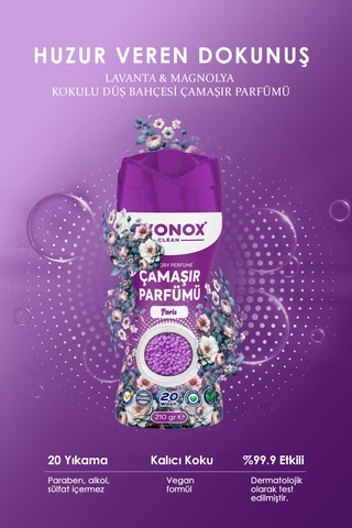 Clean Granül Çamaşır Parfümü & Çamaşır Yumuşatıcı Paris 210 Gr Tekli