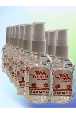 Trendmilano 7 Adet Antistatik Sprey Ve 7 Adet Mikrofiber Gözlük Bezi