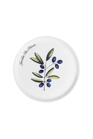 The Mia Olivos Ayaklı Servis Tabağı 10x30 Cm Çok Renkli