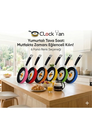 Tava Konseptli Duvar Saati Diğer