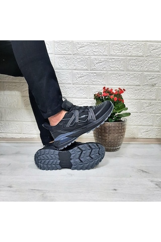 M.p. 1642 Siyah Memoryfoam Rahat Kaydırmaz Spor Ayakkabı Siyah
