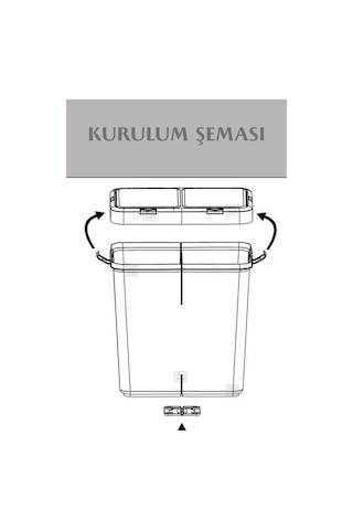 Çamaşır Sepeti İki Bölmeli Kirli Sepeti Pembe-beyaz 80 Litre Pembe Beyaz