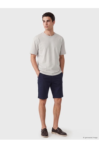 Lcwaıkıkı Classic Lacivert Slim Fit Gabardin Erkek Şort