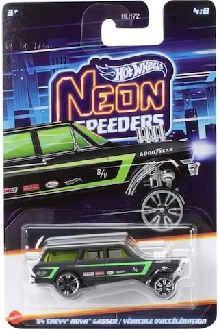 Hot Wheels Neon Yarışçılar 64 Chevy Nova Gasser Hlh72-jkx96