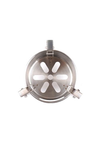 Kosona 201 Çelik Güneşli Odun Fırını, Kamp, Yürüyüş, Piknik İçin Dışarıda Pişirme, Yakıt Gerektirmeyen 16x16x17cm Gümüş