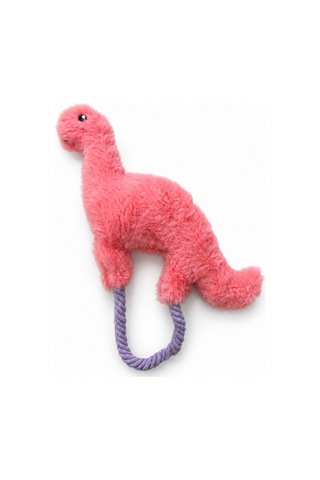 Lupox Dijital İpli Dinozor Peluş Pembe