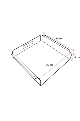 Hvngroup Metal Masa Altı Raf