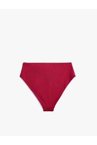 Koton Aksesuar Detaylı Yüksek Bel Bikini Altı Bordo 6sak00037mm