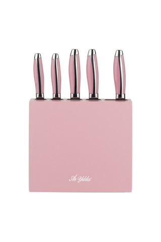 Aryıldız 30279-2 6 Prç Bıçak Set Pembe Saplı(50004