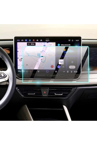 Volkswagen 2024-2025 Tayron - Tayron L 12.9 İnch İçin 9h Nano Proactive Ekran Koruyucu