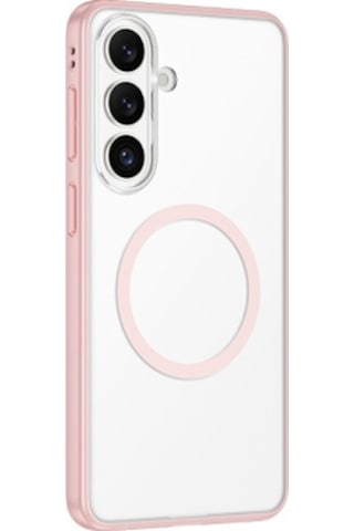 Galaxy S26 Plus Uyumlu Kılıf M-safe Şarj Özellikli Mat Arka Yüzey Wlons Lola Kapak Pembe Pembe