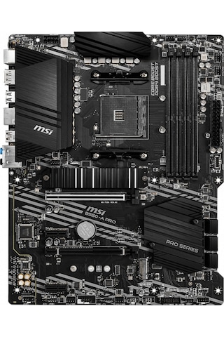 MSI B550-A PRO DDR4 M2 PCIe NVME HDMI DP PCI 16X v4.0 AM4 ATX