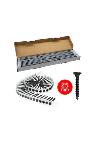 Rox 0342 Ahşap Şerit Vidası 3.5x25 Mm 1000 Adet Vida 3.5 x 25 MM