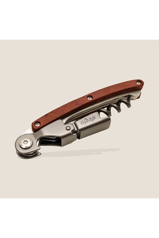 Deejo Waiter's Knife, Coral Wood Kahverengi