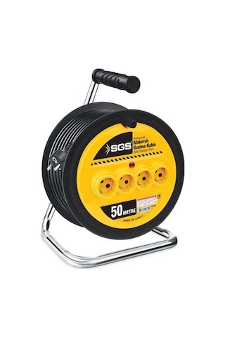 Sgs Makaralı Uzatma Kablo 3x2.5mm 50 Mt Sgs2136