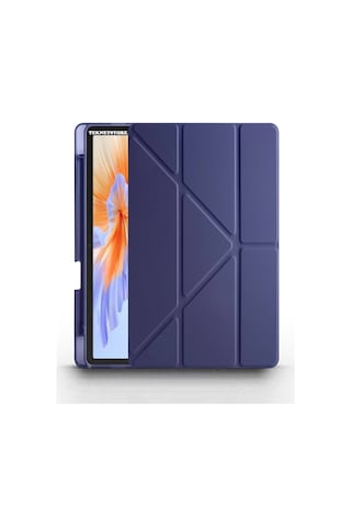 Honor Pad V9 11.5 Inç Kılıf Katlanır Kalem Bölmeli Silikon Standlı Uyku Modlu Akıllı Kapak Kapaklı Kılıf