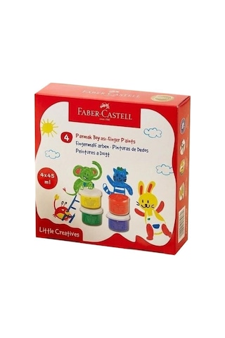 Faber Castell L.creatives Parmak Boyası 4'lü Çok Renkli