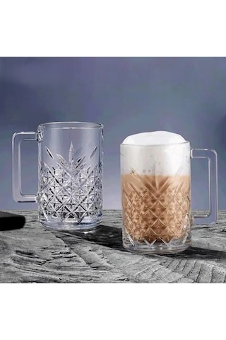 River World Kristal Kulplu 6'lı Meşrubat Bardağı Çok Renkli