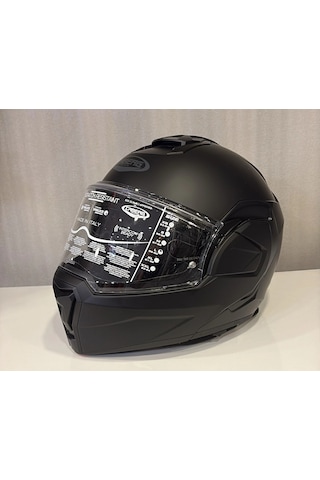 Kask Caberg Trip Mat Siyah Nfc + Pinlock Parlak Siyah