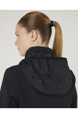 Skechers W Outerwear Padded Jacket Kadın Siyah Mont S242063-001 Siyah