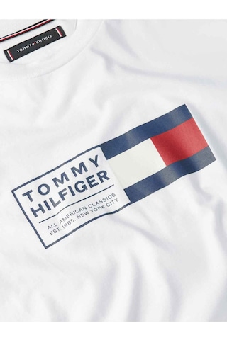 Erkek Marka Logolu Günlük Kullanıma Uygun Beyaz T-shirt Mw0mw42366 Ybr Beyaz