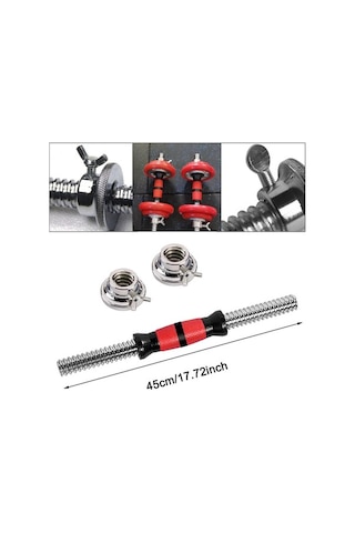 Ganzhoushop Suntek Sapı Kaldırma Halter Dişli Bar Ağırlık 45 Cm Sx