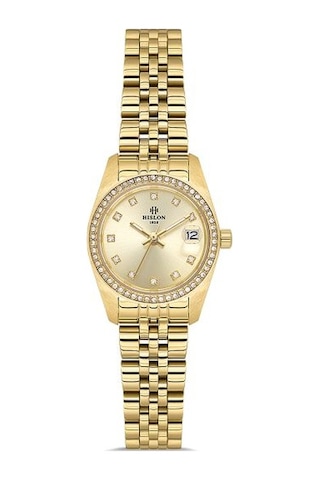 Ql156g-08sg Hislon Kol Saati 22 Mm / Gold Gri