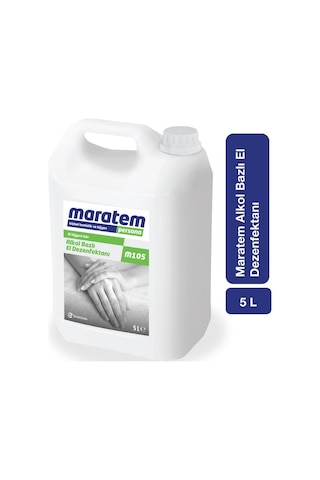 Eczacıbaşı Maratem M105 Alkol Bazlı El Dezenfektanı 5 Litre