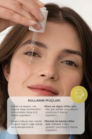 Dolgunlaştırıcı Yüz Serumu 5 Organik Bitkisel Yağ İçerikli - 30 Ml