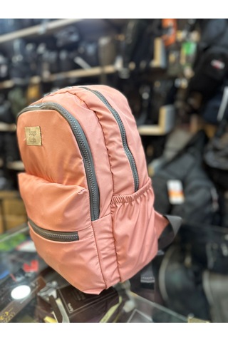 Bagslab Pembe Su Geçirmez Kumaş Sırt Çantası 1067 Pembe