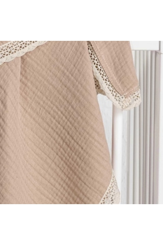 Kanz 4 Kat Kopanaki Müslin Pike Knz-017 Bej Bej