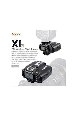 Godox X1Nikon Ttl Wireless Flash Trigger 1/8000S Radyo Kanallı T