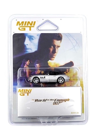 Mini Gt 1/64 Bmw Z8 "the World Is Not Enough" - Blister Paket Mgt00906-007e Gri