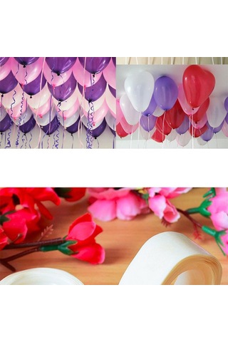 Sticker Damla Model Çift Taraflı Yapışkan Balon Yapıştırıcısı
