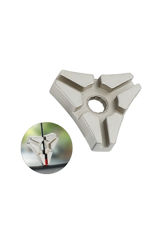 Monyee Mountain Bike Tel Ayar Aleti, 6-uçlu Üçgen Tasarım, Dayanıklı Çelik, Profesyonel Tamir Araçları Gümüş Gümüş