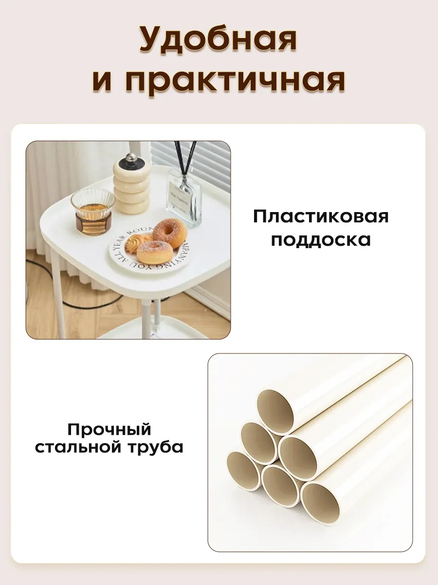 Leoezya Yatak Kenarı Sehpası 253876442 Beyaz