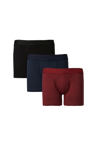 Ac&Co / Altınyıldız Classics Erkek 3'Lü Boxer Paketi Bordo - Lacivert 4A03212P3007Brll